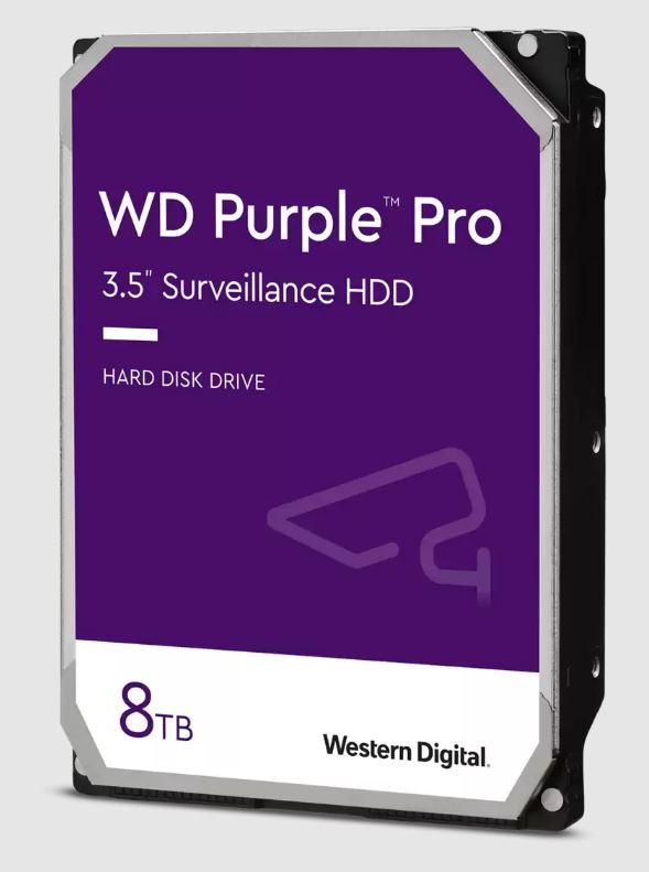Western Digital WD Purple Pro 8TB 24/7 Surveillance Hard Drive