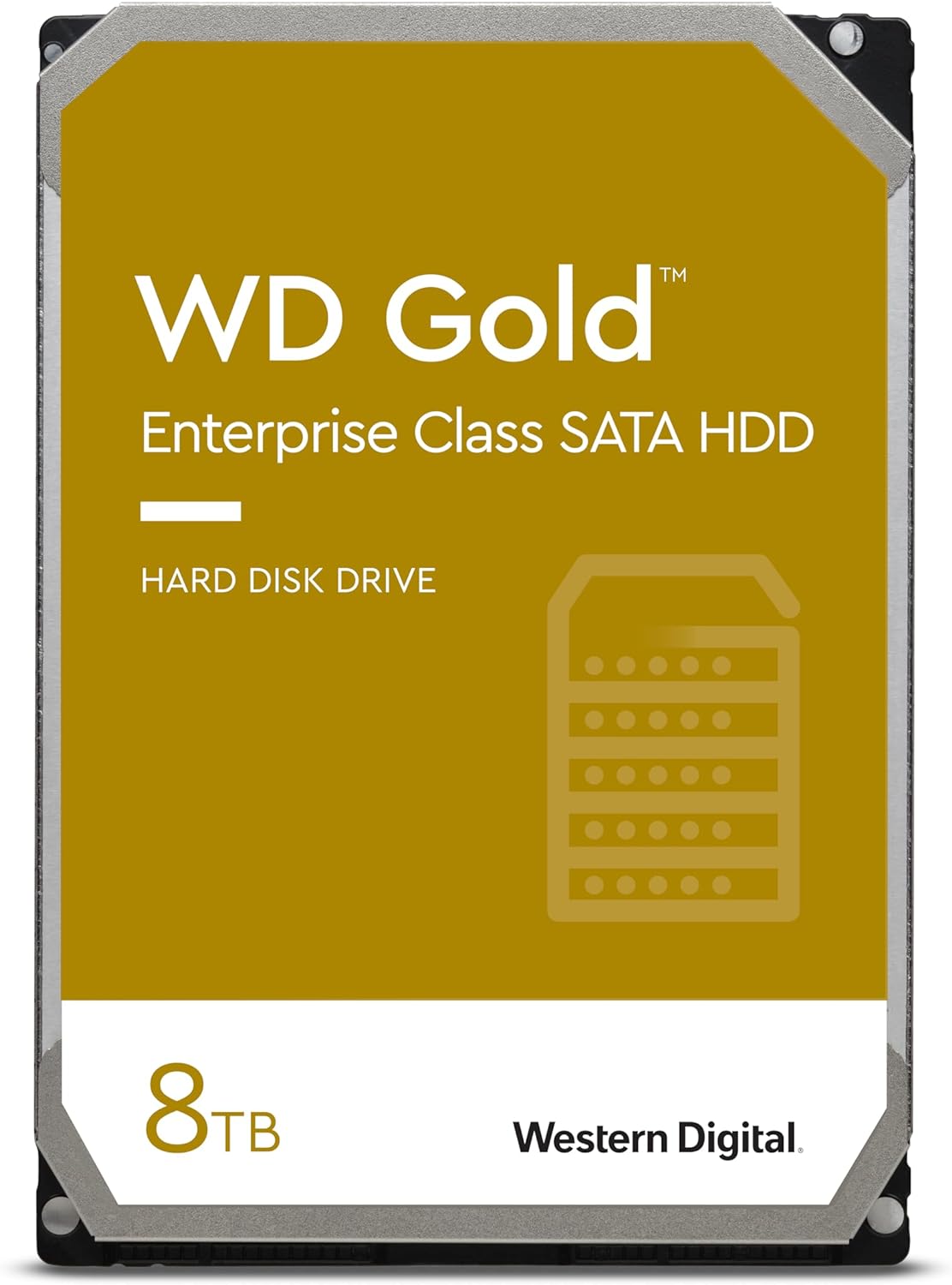 Western Digital Gold 8TB Enterprise SATA HDD for Servers