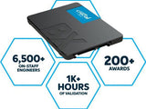 Micron (Crucial)-P Crucial BX500 500GB 2.5' SATA3 6Gb/s SSD - 3D NAND 550/500MB/s 7mm 1.5 mil MTBF 3yr wty Acr
