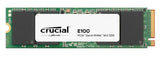 Micron (Crucial)-P Crucial E100 480GB Gen4 NVMe SSD 4700/2500 MB/s R/W 60TBW 350K/460K IOPS 1.5M hrs MTTF M.2