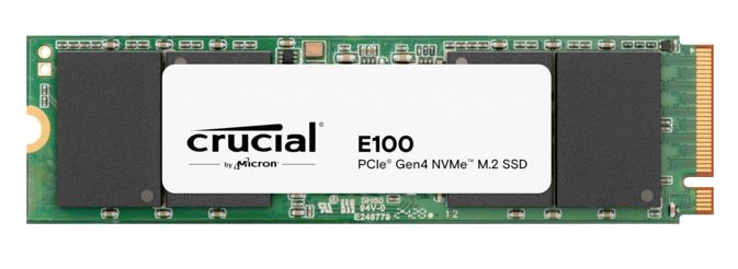 Micron (Crucial)-P Crucial E100 480GB Gen4 NVMe SSD 4700/2500 MB/s R/W 60TBW 350K/460K IOPS 1.5M hrs MTTF M.2