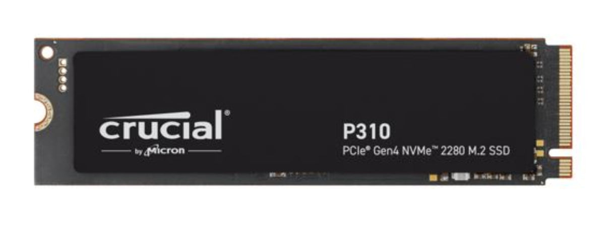 Crucial P310 1TB Gen4 2280 NVMe SSD 7100/6000 MB/s R/W 220TBW 1000K/1200K IOPS 1.5M hrs MTTF Full-Drive Encryption M.2 PCIe4 5yrs ~CT1000P510SSD8 