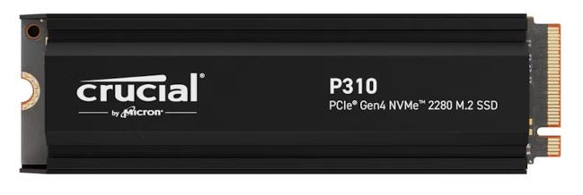 Micron (Crucial)-P Crucial P310 2TB Gen4 2280 NVMe SSD w Heatsink 7100/6000 MB/s R/W 440TBW 1000K/1200K IOPS 1