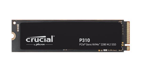 Micron (Crucial)-P Crucial P310 4TB Gen4 2280 NVMe SSD 7100/6000 MB/s R/W 800TBW 1000K/1000K IOPS 1.5M hrs MTT