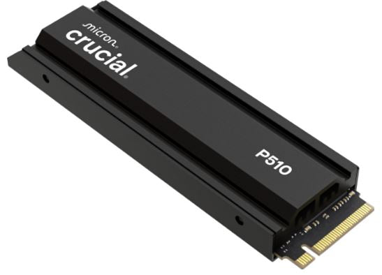 Crucial P510 2TB Gen5 NVMe M.2 SSD with Heatsink