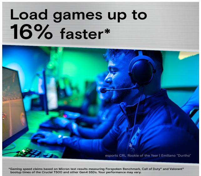 Crucial T500 1TB Gen4 NVMe SSD: Ultra-Fast Gaming & PC Upgrade