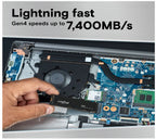Crucial T500 2TB Gen4 NVMe SSD - Fast Gaming & PC Upgrade Micron (Crucial)