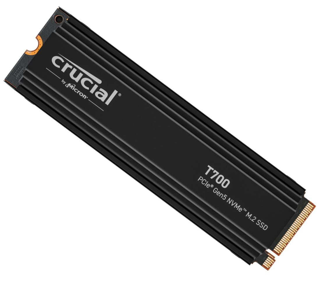 Crucial T700 1TB Gen5 NVMe SSD w/ Heatsink - Extreme Speed Storage