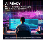 Crucial T705 2TB Gen5 NVMe SSD | Ultra-Fast 14500MB/s PCIe 5.0 Storage