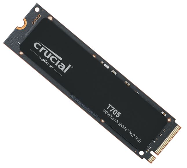 Crucial T705 4TB Gen5 NVMe SSD - Ultra-Fast PCIe 5.0 for Gaming & Work
