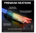 Crucial T705 4TB Gen5 NVMe SSD Heatsink - Ultra-Fast PCIe 5.0