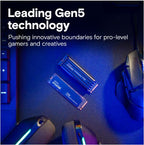 Crucial T710 1TB PCIe Gen5 NVMe M.2 2280 SSD - Super Fast PC Storage