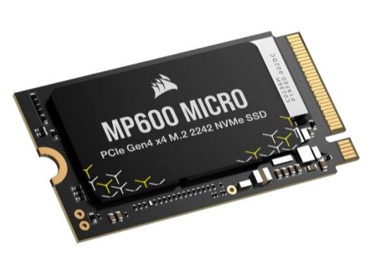 Corsair Force MP600 MICRO 1TB M.2 2242 NVMe SSD 5100/4300MB/s 600K/890K 600TBW 1.5M MTTF AES 256-bit for Lenov