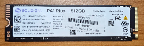 512GB M.2 2280 NVMe SSD PCIe 4.0 - Ultra-Fast Storage Drive Micron (Crucial)-P