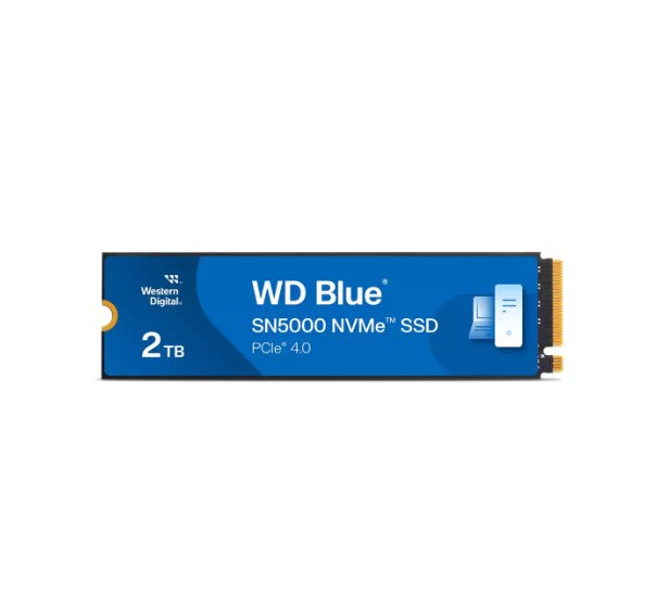 WD Blue SN5000 2TB NVMe M.2 SSD - PCIe Gen4 High-Speed Storage