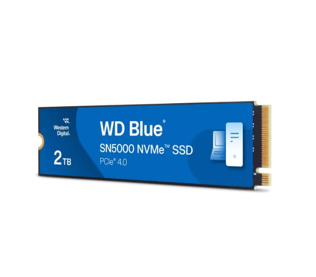 WD Blue SN5000 2TB NVMe M.2 SSD - PCIe Gen4 High-Speed Storage