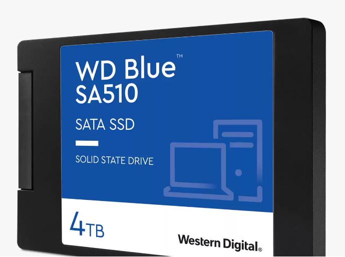 WD Blue 4TB SATA SSD - Fast Internal Storage for PC Upgrade