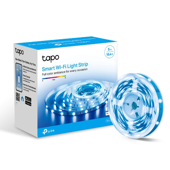 TP-Link Tapo L900-5 Smart Wi-Fi Light Strip - Voice Control, No Hub