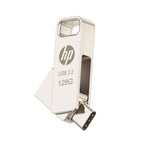 HP x206C 128GB Dual USB C & A OTG Flash Drive - Fast Metal HP