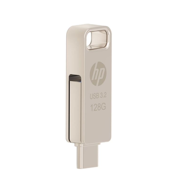 HP x206C 128GB Dual USB C & A OTG Flash Drive - Fast Metal HP