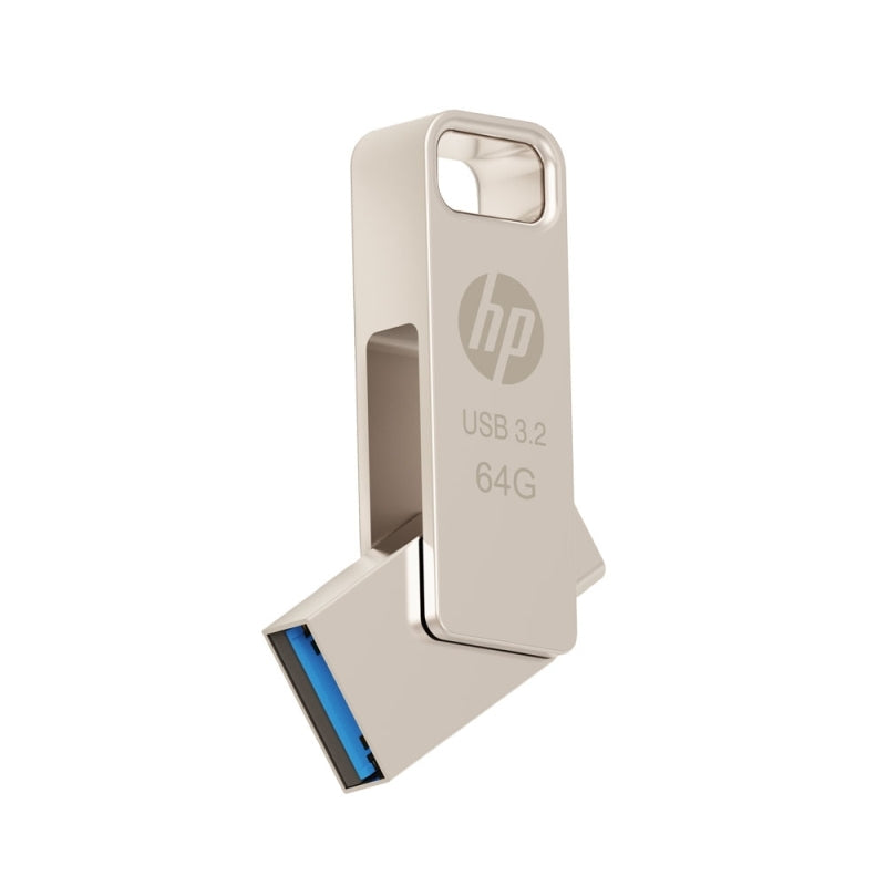 HP x206C Dual USB-C & USB-A Flash Drive 64GB - Fast Metal OTG HP