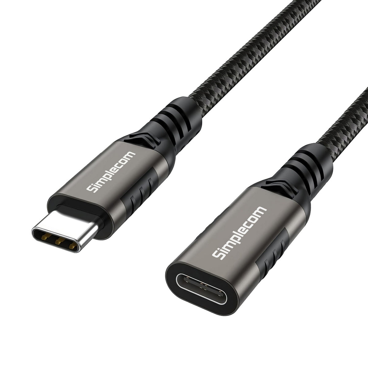 Simplecom USB-C Male to Female Extension Cable USB 3.2 Gen2 PD 100W 20Gbps 0.5M - Simplecom CAU605