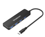 (LS)Simplecom CH340 Compact USB-C to 4 Port USB-A Hub USB 3.2 Gen1 - CH340