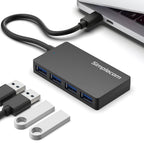 Simplecom CH350 USB-C to 4-Port USB 3.0 Hub | 5Gbps SuperSpeed Simplecom