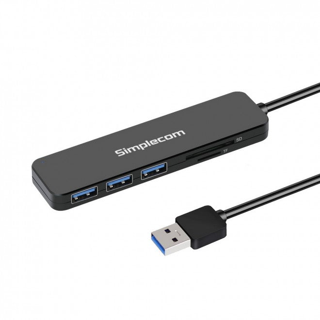 Simplecom CH365 3-Port USB 3.0 Hub with SD & MicroSD Card Reader Simplecom