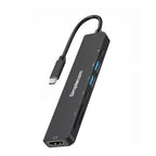 Simplecom 7-in-1 USB-C Hub: HDMI 4K, PD 100W & Card Reader Simplecom