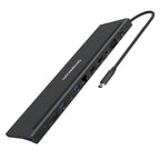 Simplecom CHN622 12-in-1 USB-C Docking Station & Laptop Stand | Triple Display Simplecom