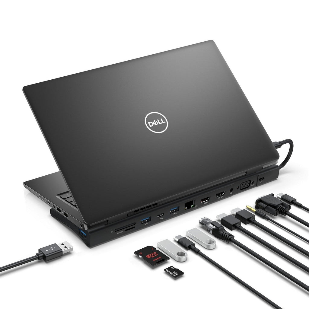 Simplecom CHN622 12-in-1 USB-C Docking Station & Laptop Stand | Triple Display Simplecom