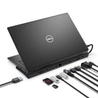Simplecom CHN622 12-in-1 USB-C Docking Station & Laptop Stand | Triple Display Simplecom