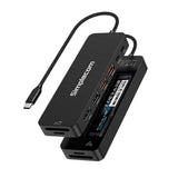 Simplecom 9-in-1 USB-C Dock & NVMe SSD Hub | 4K HDMI, 100W PD Simplecom