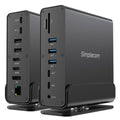Simplecom USB-C 15-in-1 Dock: Triple 4K Monitor, 100W Power Delivery 