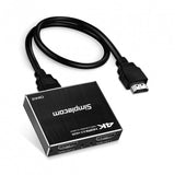 Simplecom HDMI 2.0 1x2 Splitter 4K@60Hz HDR10 - Duplicate HDMI Signal Simplecom