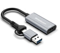 Simplecom USB/USB-C to HDMI Adapter - Full HD 1080p for Windows PCs Simplecom
