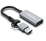 Simplecom USB/USB-C to HDMI Adapter - Full HD 1080p for Windows PCs Simplecom
