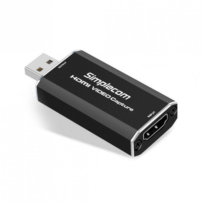 Simplecom DA315 1080p HDMI to USB Video Capture Card for Live Stream Simplecom