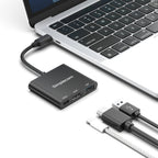 Simplecom USB-C 3-in-1 Hub: HDMI 4K 60Hz, USB, 100W PD Simplecom