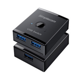 Simplecom KM125 USB 3.0 Switch - Share Devices Between 2 PCs Simplecom