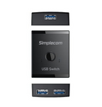 Simplecom KM125 USB 3.0 Switch - Share Devices Between 2 PCs Simplecom