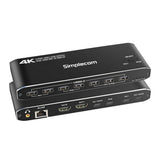 Simplecom KM590 USB-C KVM Switch - Dual 4K HDMI Dock for 2 Laptops Simplecom