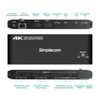 Simplecom KM590 USB-C KVM Switch - Dual 4K HDMI Dock for 2 Laptops Simplecom