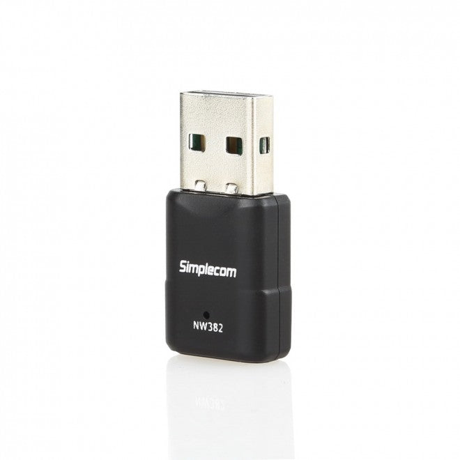 Simplecom Mini USB WiFi Adapter 300Mbps Wireless-N for PC & Laptop