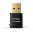 Simplecom NW601 AC600 Mini Dual Band WiFi USB Adapter for PC/Mac