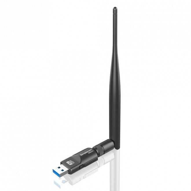 Simplecom NW621 AC1200 Dual Band USB 3.0 WiFi Adapter + 5dBi Antenna Simplecom