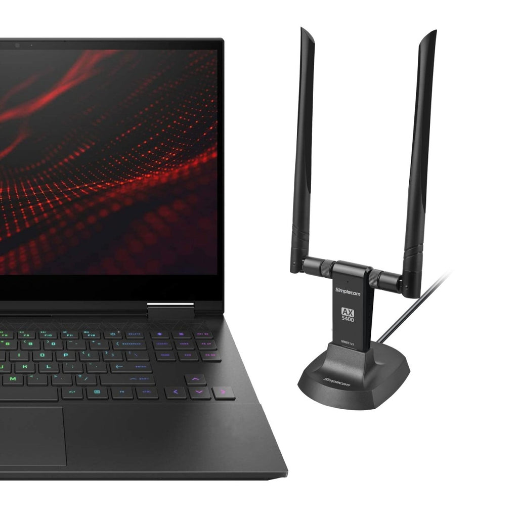 Simplecom NW811v3 AX5400 Tri-Band WiFi 6E USB Adapter for PC