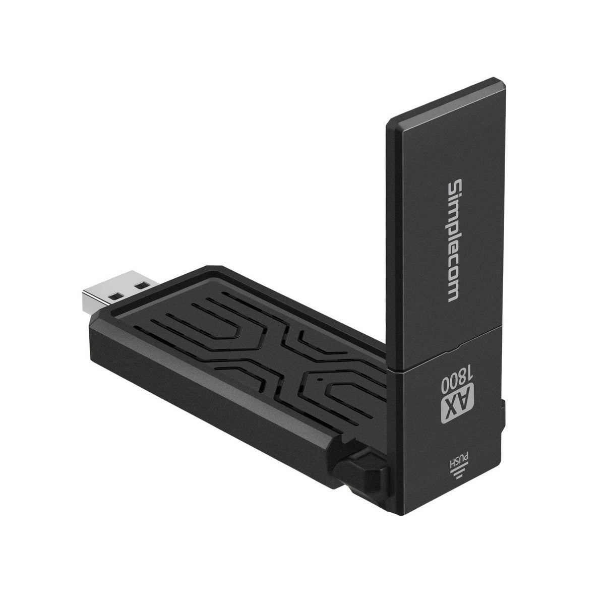Simplecom (LS)Simplecom AX1800 Dual Band WiFi 6 USB Adapter with Foldable Antenna - Simplecom NW812