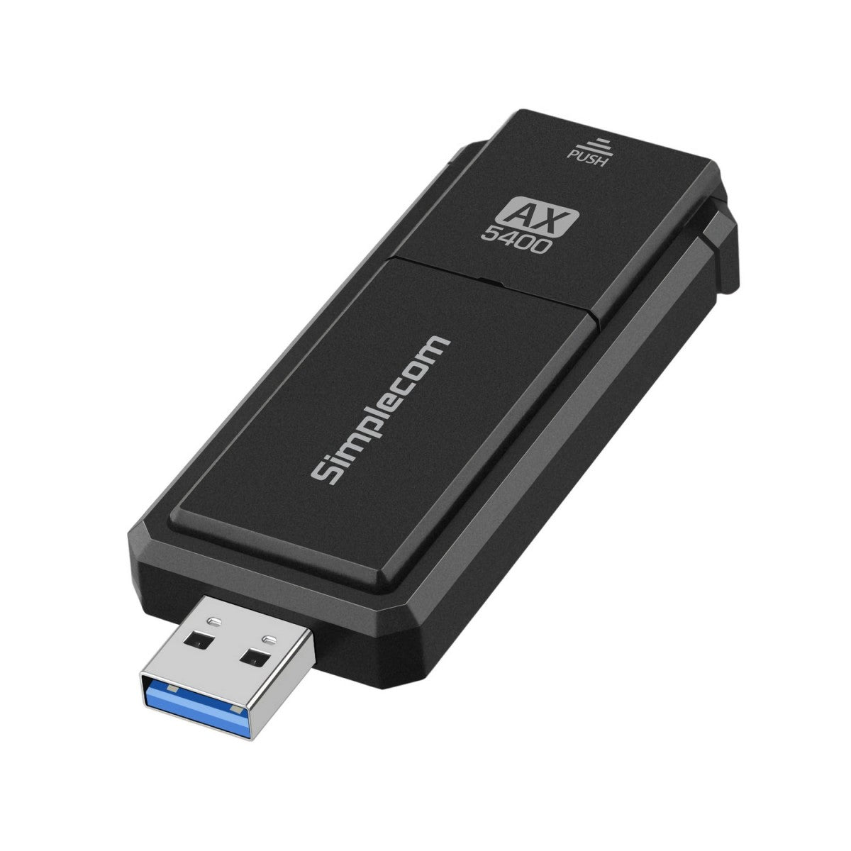 Simplecom AX5400 Tri-Band WiFi 6E USB Adapter, USB 3.2, AX5400, 2.4/5/6GHz, up to 2402Mbps - Simplecom NW812V2